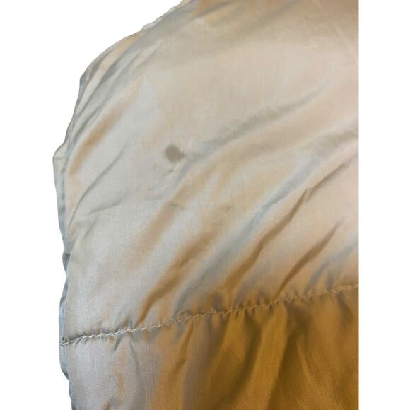 Vintage LL Bean Gold Tan Puffer Vest Snap Goose Down Men XXL Packable Gorpcore - Picture 6 of 16